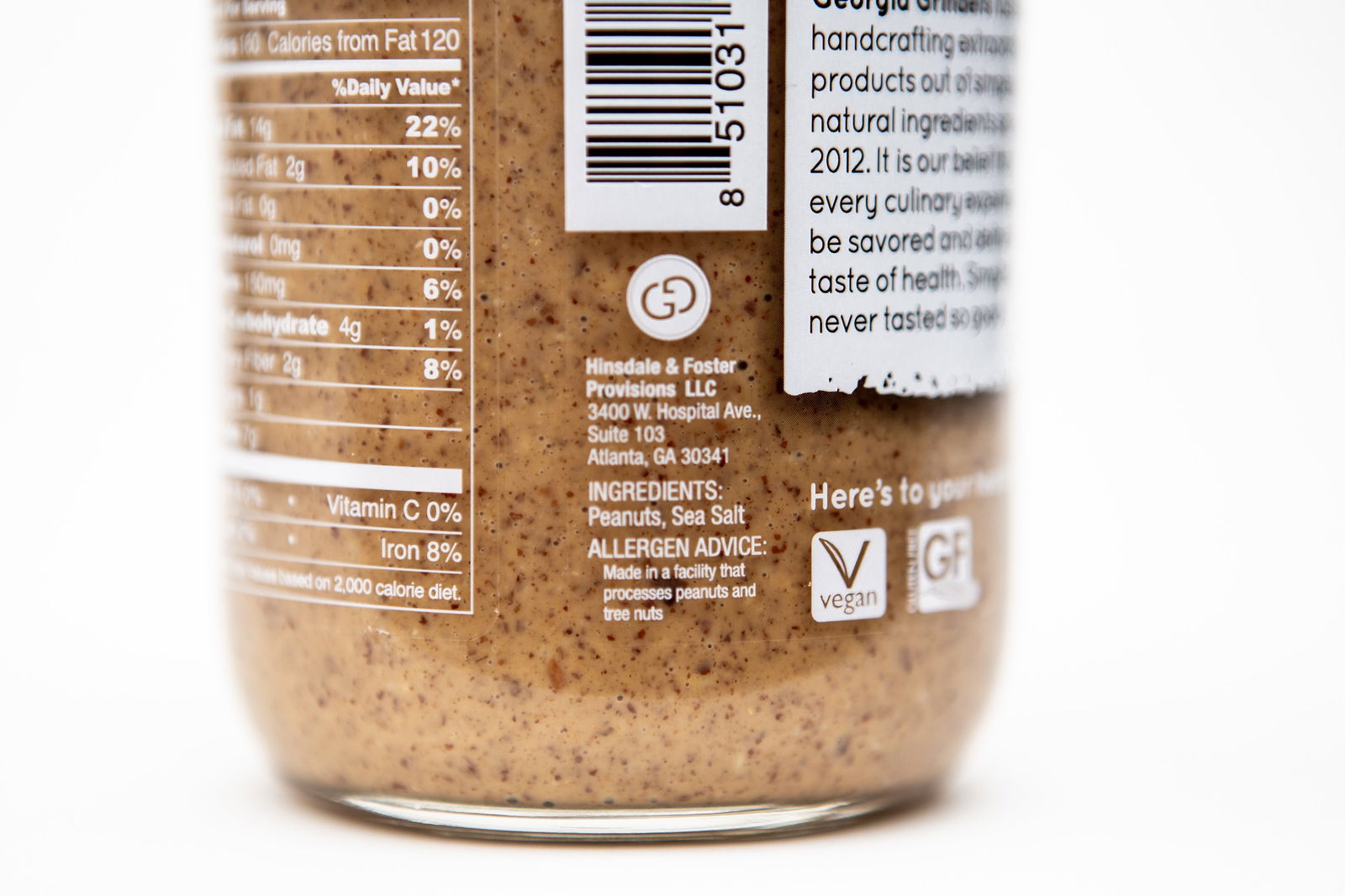 Georgia Grinders Peanut Butter Mixed 4 Pack (Two 12oz Jars of each Creamy Peanut Butter and Crunchy Peanut Butter)  - (CP-CL) by Georgia Grinders - Blessings Grow Meadows