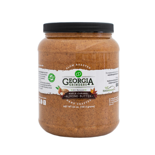 Georgia Grinders 64 oz Bulk tub of Maple Caramel Almond Butter - (CP-CL) by Georgia Grinders - Blessings Grow Meadows