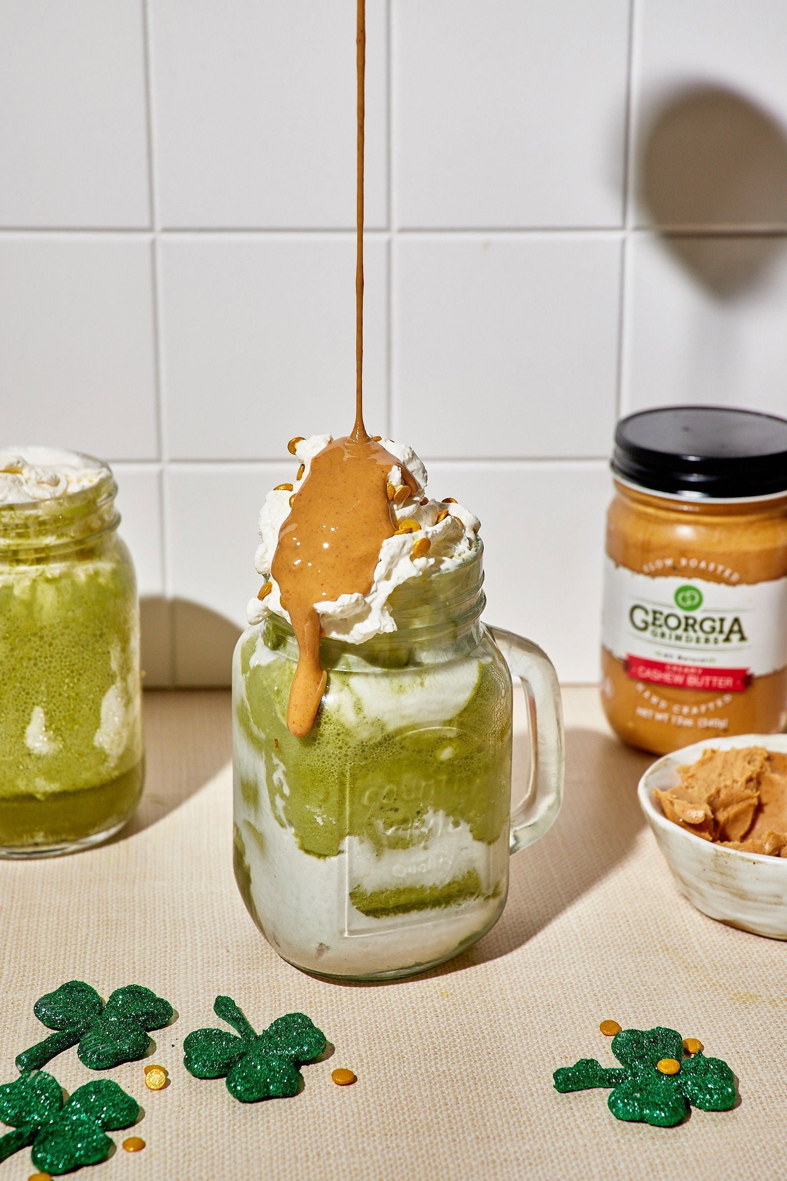 Georgia Grinders Cashew Butter 4 Pack (12 oz Jars) - (CP-CL) by Georgia Grinders - Blessings Grow Meadows