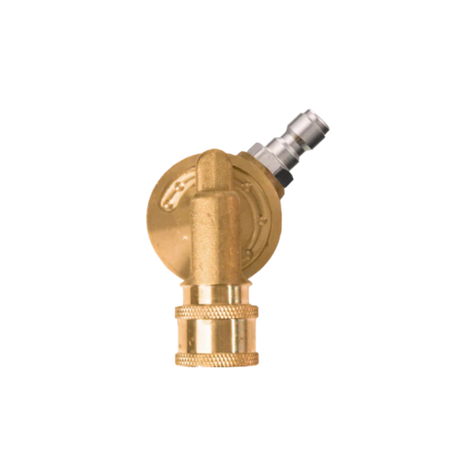 Giraffe Tools US pressure washer pivoting coupler for flexible hose connection in pressure washer accessories