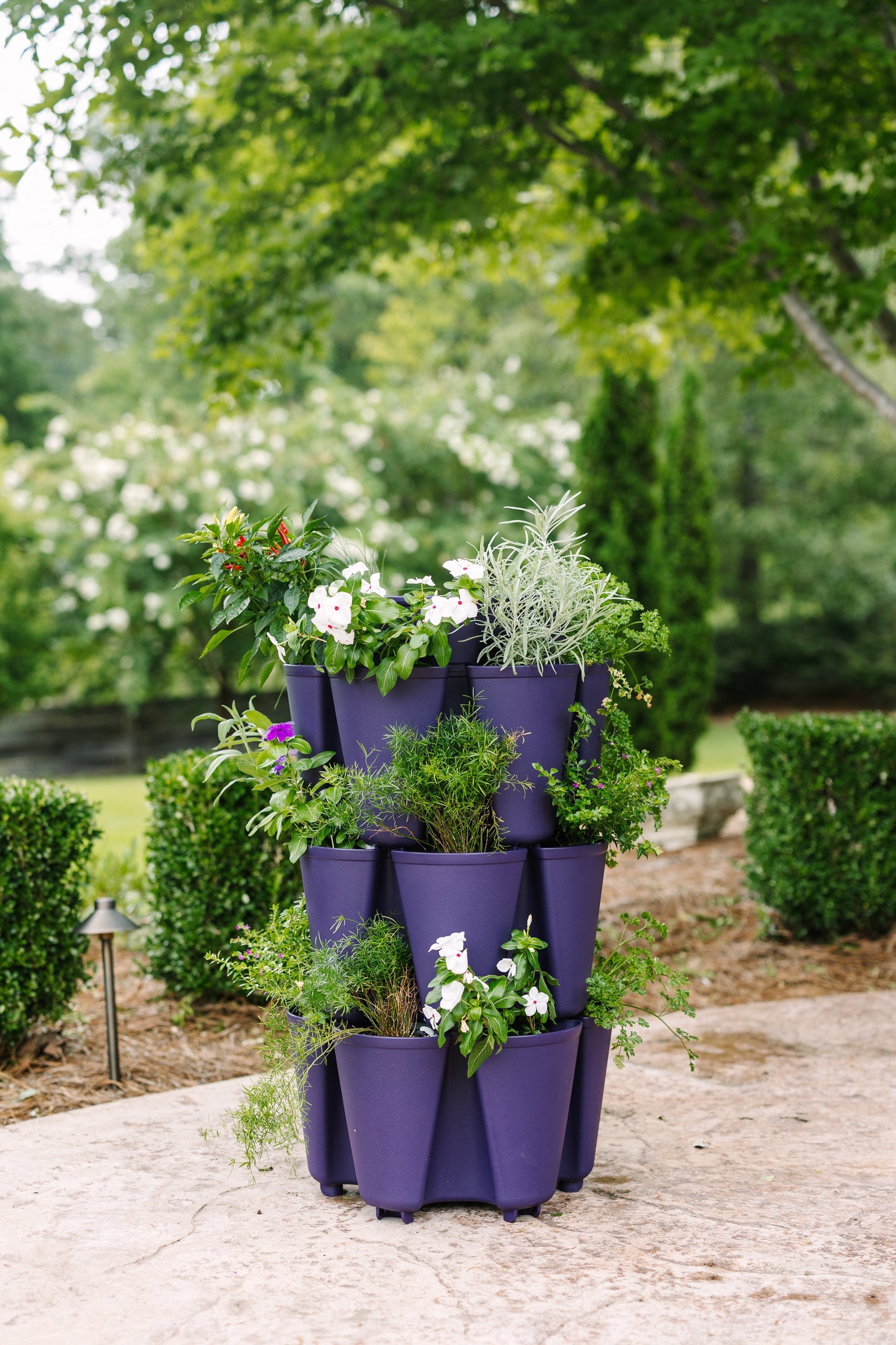 3 Tier GreenStalk Garden Original Vertical Planter - Basic Texture - Blessings Grow Meadows