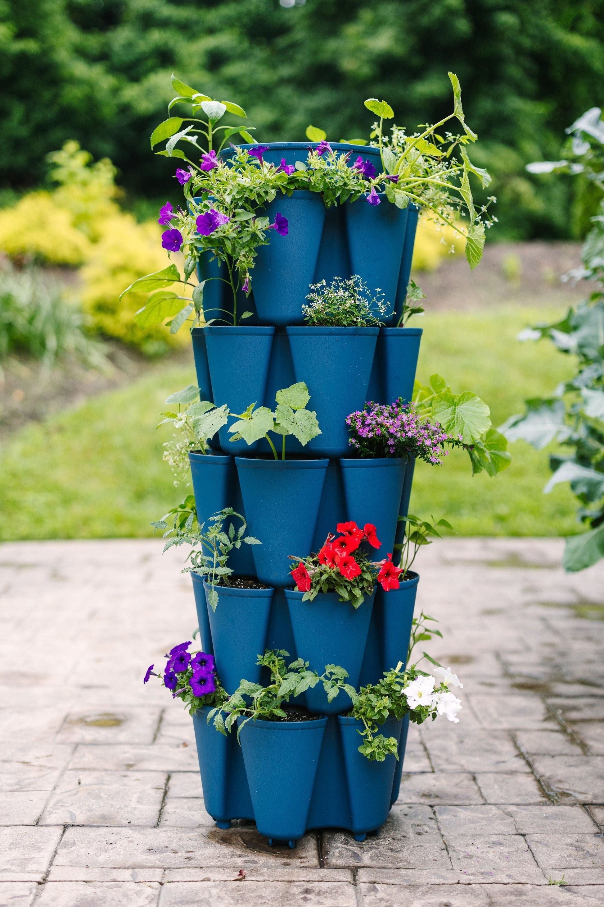 5 Tier GreenStalk Garden Original Vertical Planter - Basic Texture - Blessings Grow Meadows