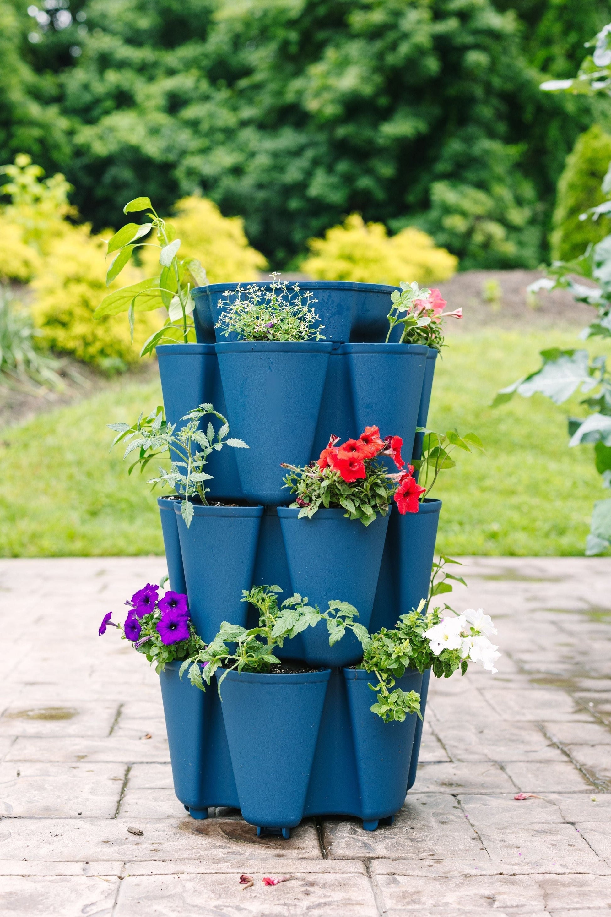 3 Tier GreenStalk Garden Original Vertical Planter - Basic Texture - Blessings Grow Meadows