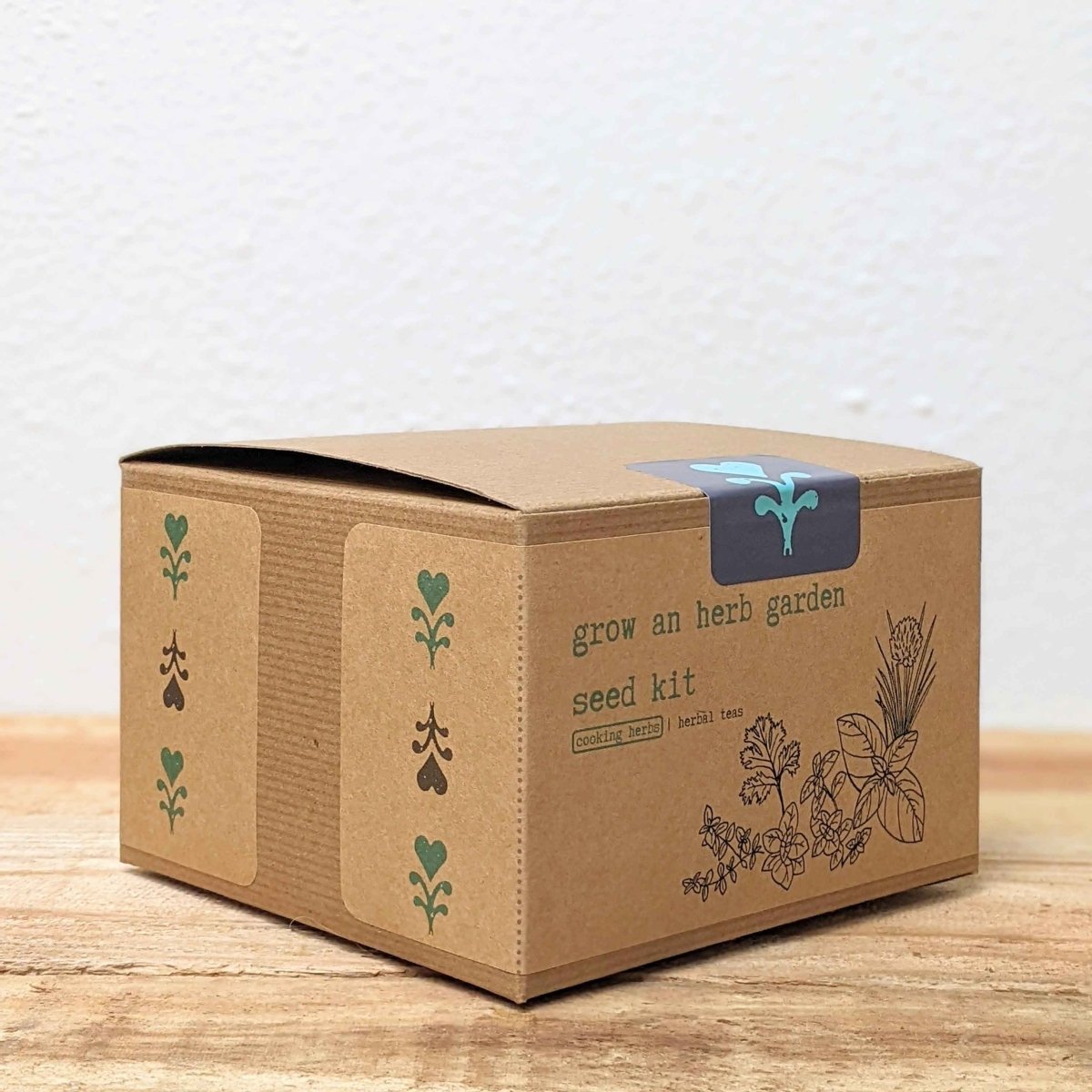 Herb Seeds kit for growing cooking herbs, featuring plant packets and gardening supplies from Plantflix for indoor herb gardening.