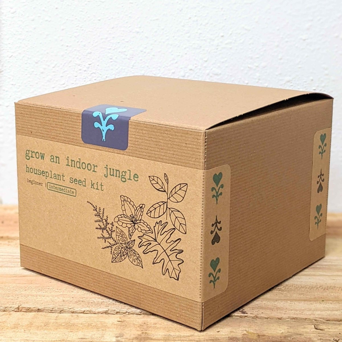 Indoor jungle houseplant seed kit by Plantflix, featuring a variety of houseplant seeds for indoor gardening enthusiasts.
