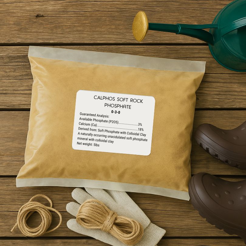 Calphos Soft Rock Phosphate (5 lb bag) - Blessings Grow Meadows