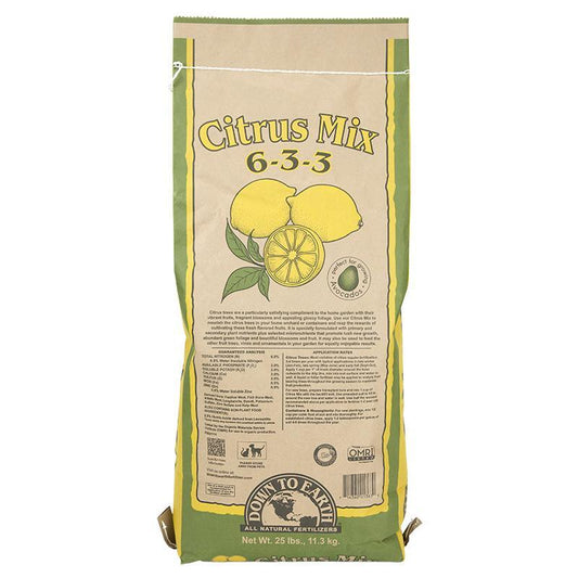 Citrus Mix Fertilizer 6-3-3 (25 lb Bag) - Blessings Grow Meadows