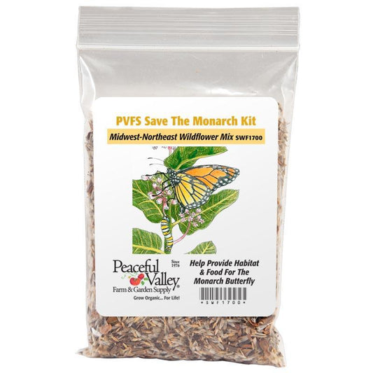 Peaceful Valley Save the Monarch Kit - Midwest to Northeast (1/8 lb) - Blessings Grow Meadows