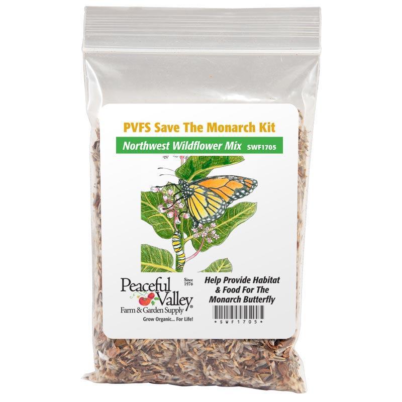 Peaceful Valley Save the Monarch Kit - Northwest (1/8 lb) - Blessings Grow Meadows