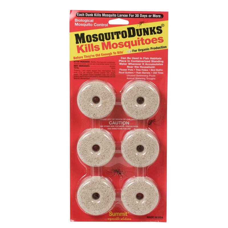 Mosquito Bt Floating Donuts/Dunks (Pack of 6) - Blessings Grow Meadows