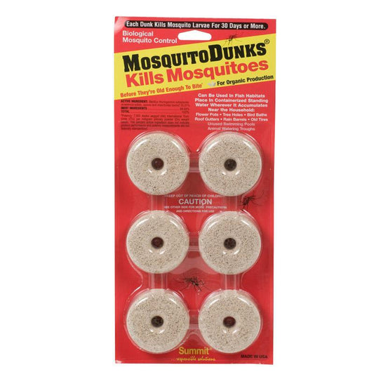 Mosquito Bt Floating Donuts/Dunks (Pack of 6) - Blessings Grow Meadows