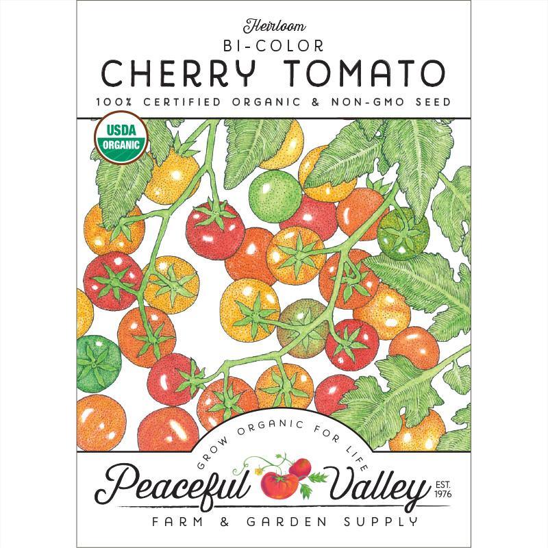 Bi-color Cherry Tomato Seeds (Organic) - Blessings Grow Meadows