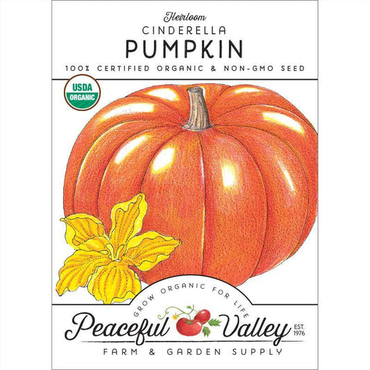 Cinderella Pumpkin Seeds (Organic) - Blessings Grow Meadows