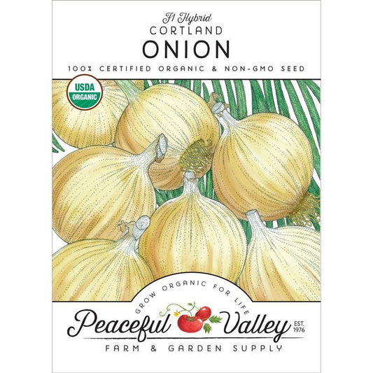 Cortland Onion Seeds (Organic) - Blessings Grow Meadows