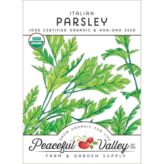Italian Parsley Seeds (Organic) - Blessings Grow Meadows