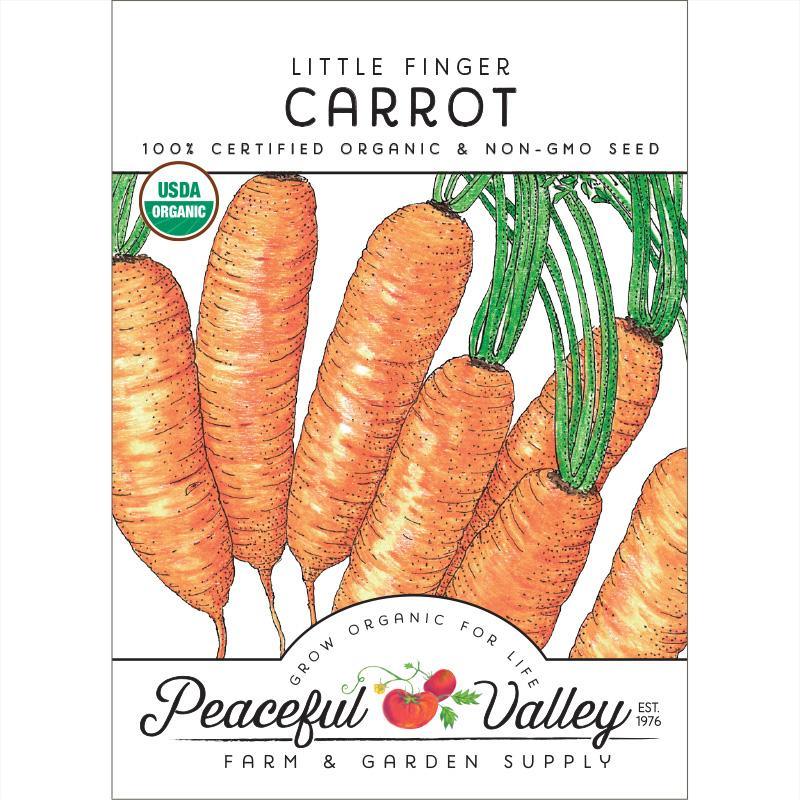 Little Finger Carrot Seeds (Organic) - Blessings Grow Meadows