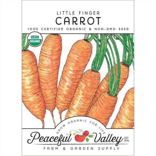 Little Finger Carrot Seeds (Organic) - Blessings Grow Meadows