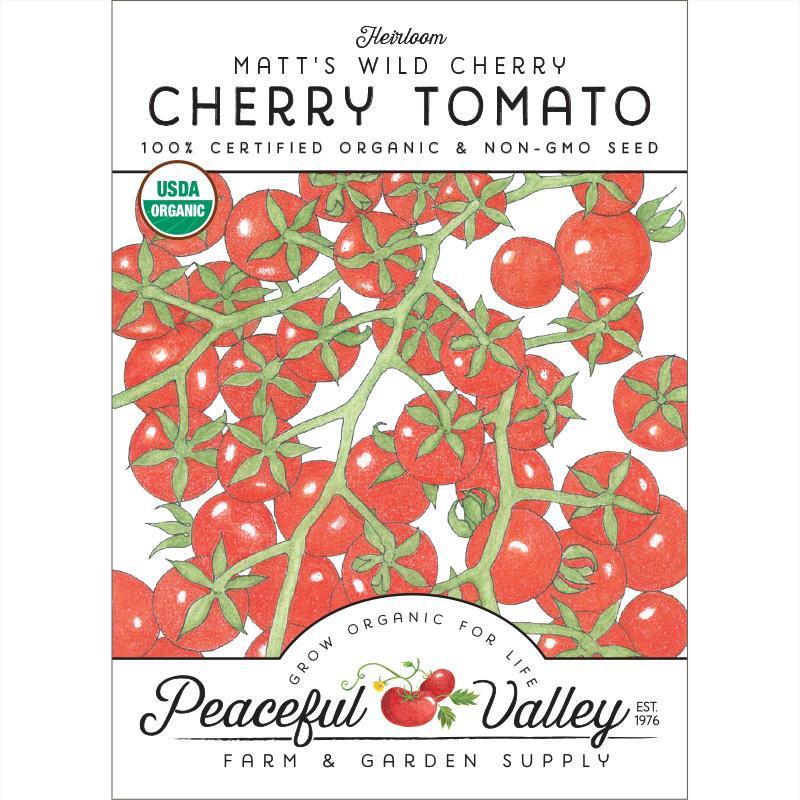 Matt's Wild Cherry Cherry Tomato Seeds (Organic) - Blessings Grow Meadows