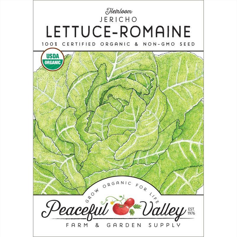Romaine, Jericho Lettuce Seeds (Organic) - Blessings Grow Meadows