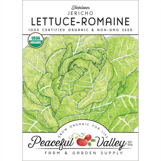 Romaine, Jericho Lettuce Seeds (Organic) - Blessings Grow Meadows