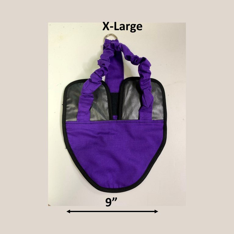 Crazy K Farm chicken, duck, and goose diaper harness with sewn-in liner, designed for hens, ducks, and geese.
