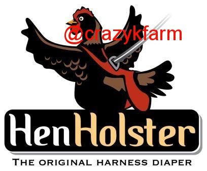 Crazy K Farm Pet and Poultry chicken, duck, and goose diaper harness with sewn-in liner, designed for easy wear and secure fit.