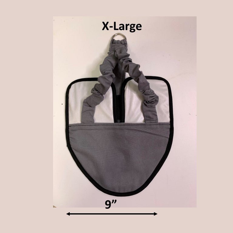 Crazy K Farm chicken, duck, and goose diaper harness with sewn-in liner, designed for easy wear and secure fit.