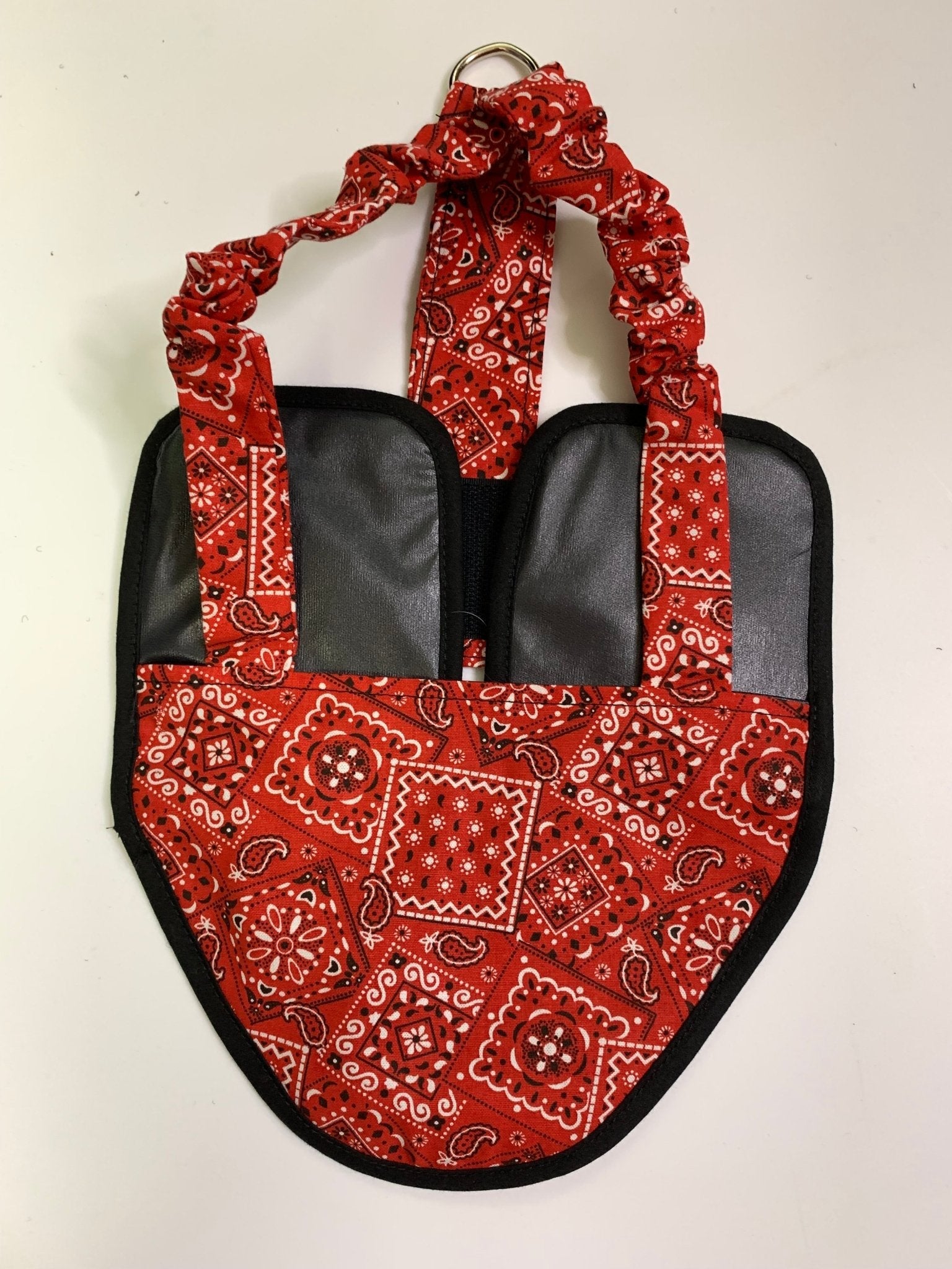 Hen Holster chicken, duck, and goose diaper harness by Crazy K Farm Pet and Poultry with permanent sewn-in liner, made in the USA.