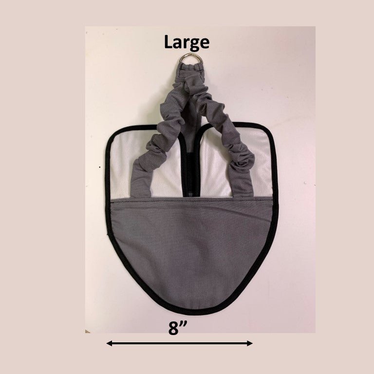Crazy K Farm Pet and Poultry chicken, duck, and goose diaper harness with sewn-in liner, designed for comfortable bird wear.