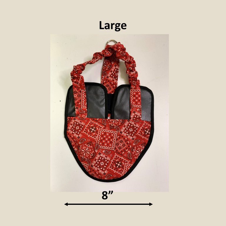 Crazy K Farm Hen Holster chicken, duck, and goose diaper harness with sewn-in liner, made in the USA, for poultry pet care.