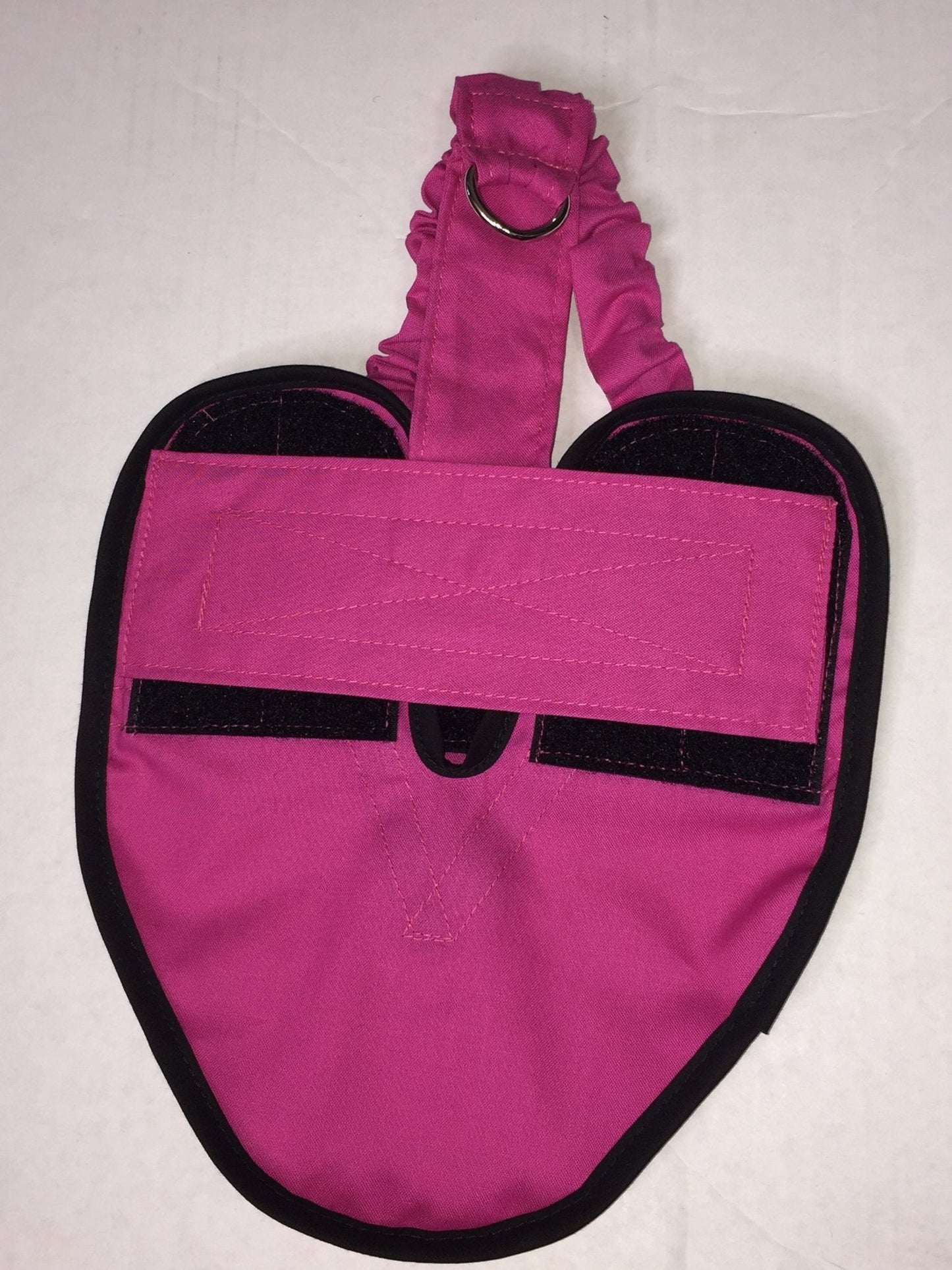 Crazy K Farm bird diaper and harness for pigeons, chickens, ducks, and geese with removable vinyl liner, made in the USA.