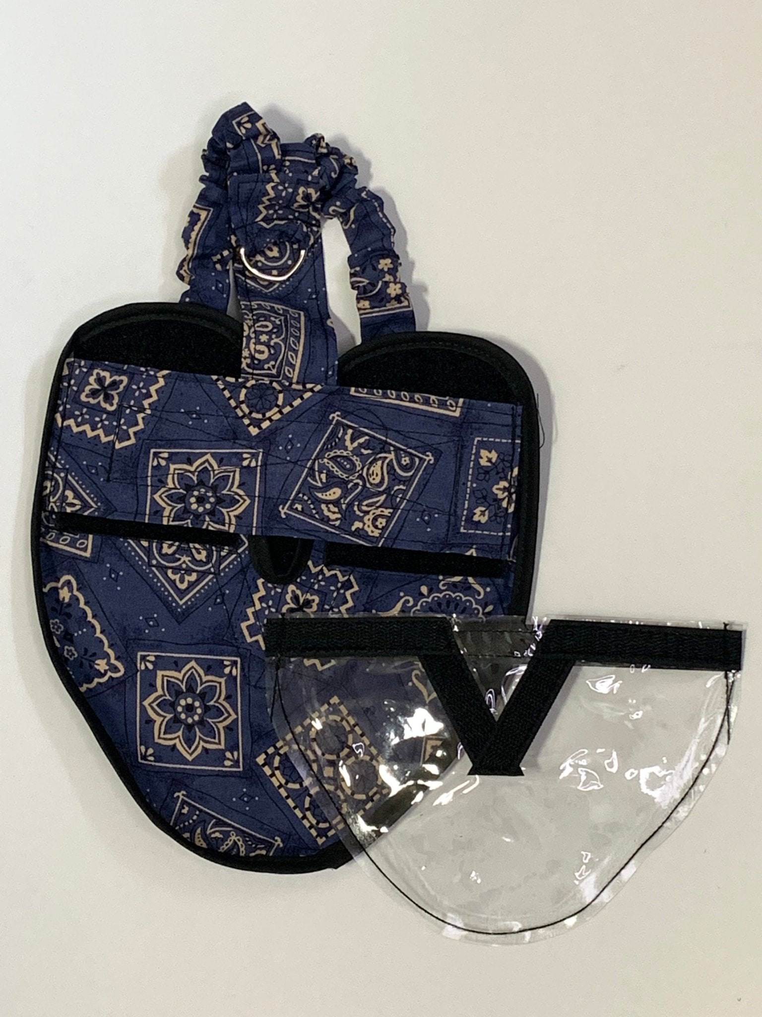 Hen Holster bird diaper and harness for chickens, ducks, pigeons, and geese with removable vinyl liner, made by Crazy K Farm.