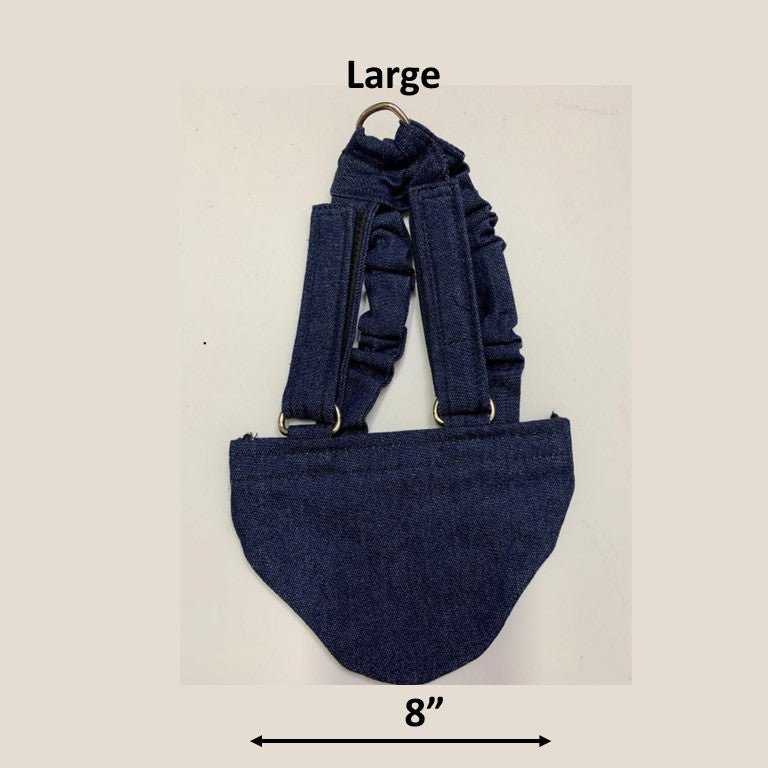 Hen Holster Bird Diaper/Harness (chicken diaper, duck diaper, pigeon diaper with Removable Vinyl Liner) - Blessings Grow Meadows