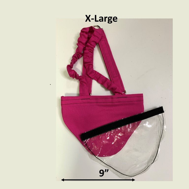 Crazy K Farm Pet and Poultry Hen Holster bird diaper with removable vinyl liner for chickens, ducks, pigeons, and geese.