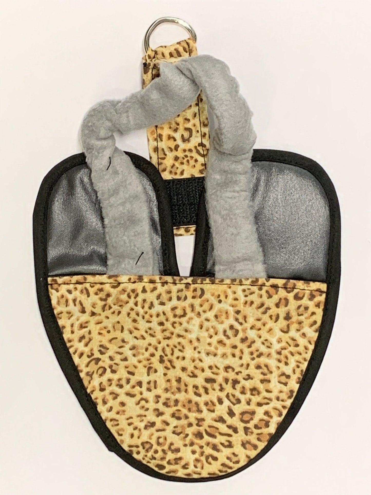 Crazy K Farm poultry diaper harness for hens, ducks, and geese with sewn-in liner, designed for comfortable chicken, duck, and goose protection.