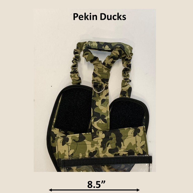 Hen Holster duck and goose diaper with removable liners, designed for waterfowl, by Crazy K Farm Pet and Poultry.