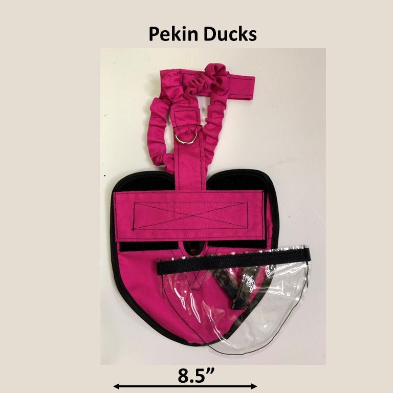 Hen Holster duck and goose diaper with removable liners for waterfowl, featuring adjustable straps and breathable material.