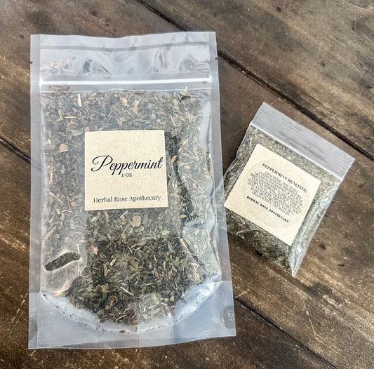 Dried Peppermint - Blessings Grow Meadows