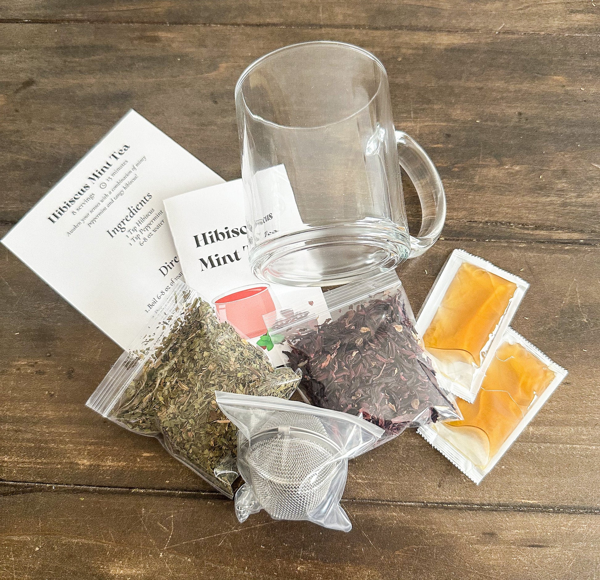 Hibiscus Mint Tea - Blessings Grow Meadows