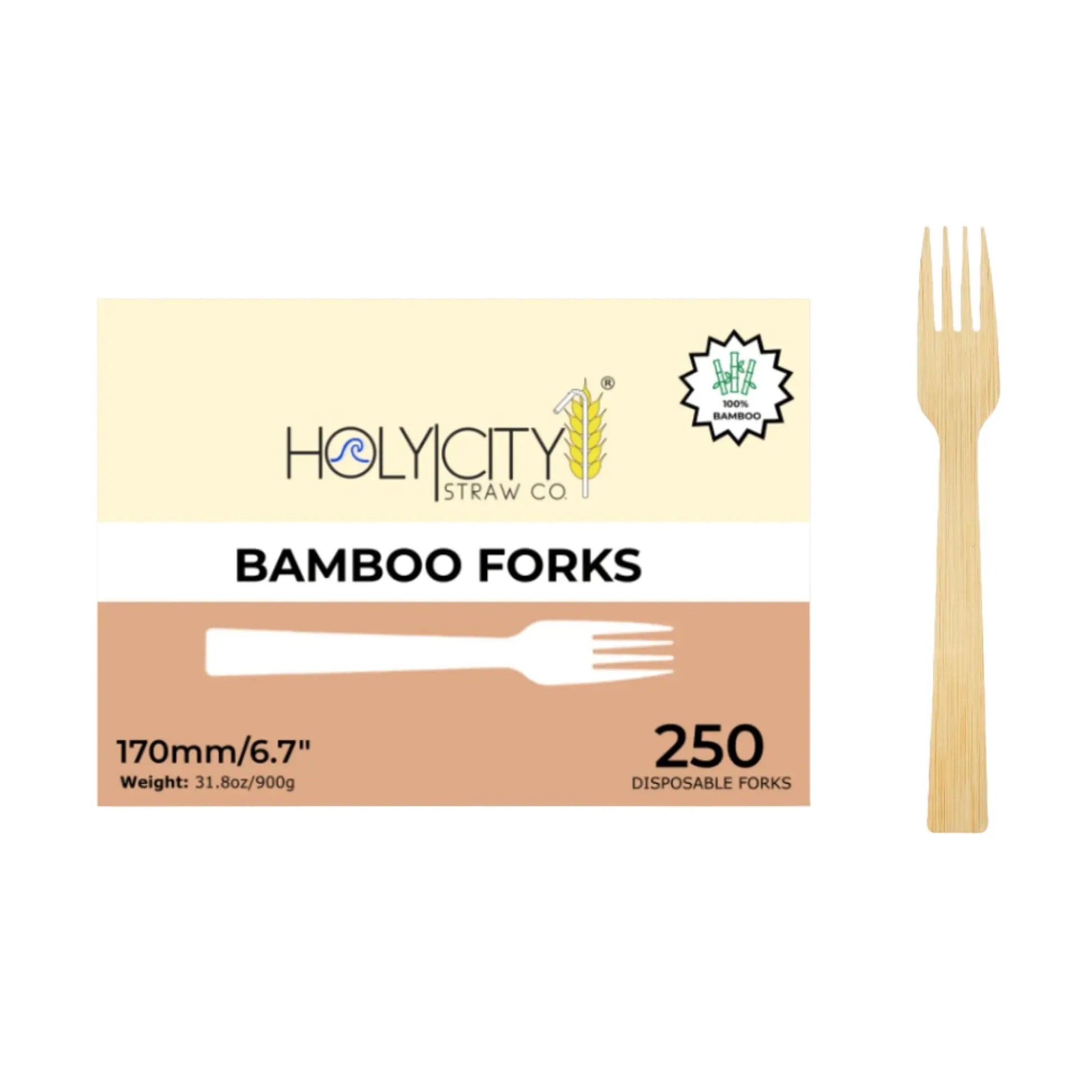 6.7" Bamboo Forks - Blessings Grow Meadows