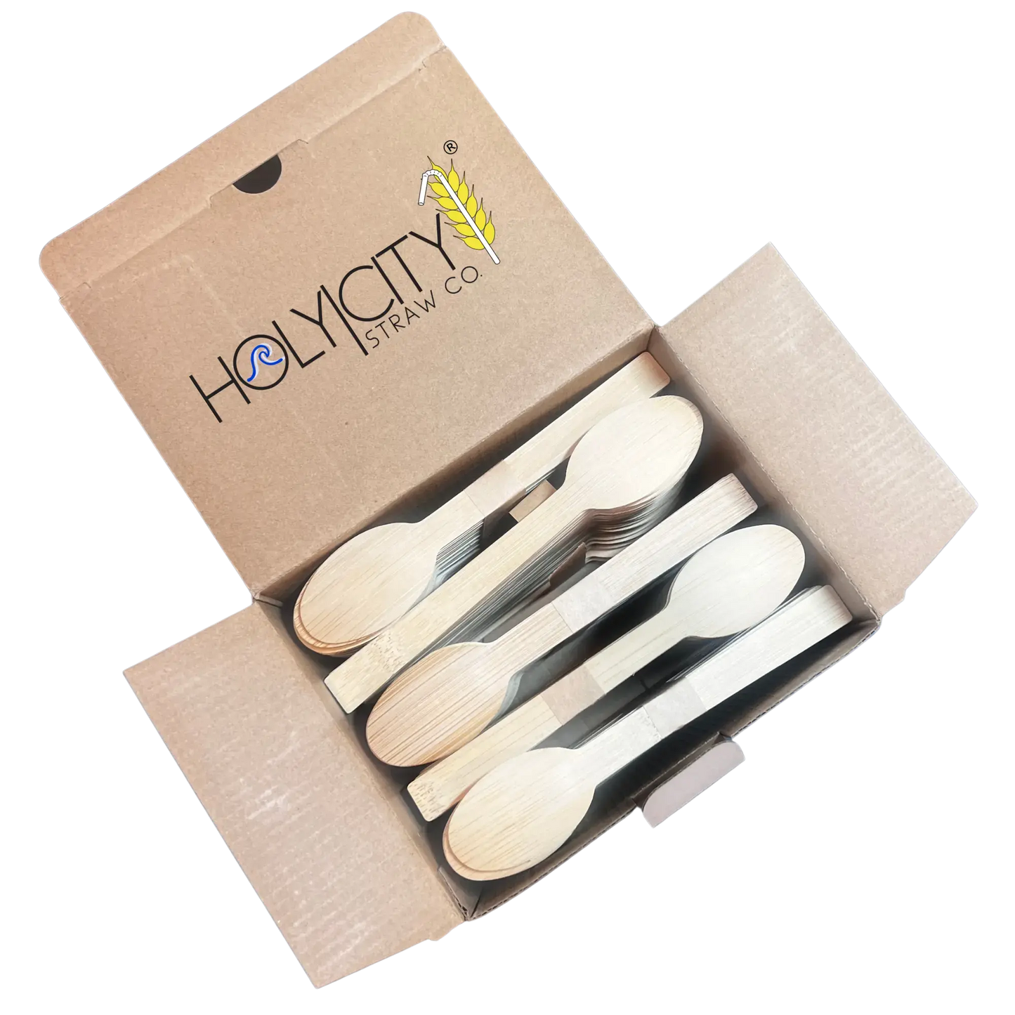 5.5 Bamboo Dessert Spoons - Blessings Grow Meadows -