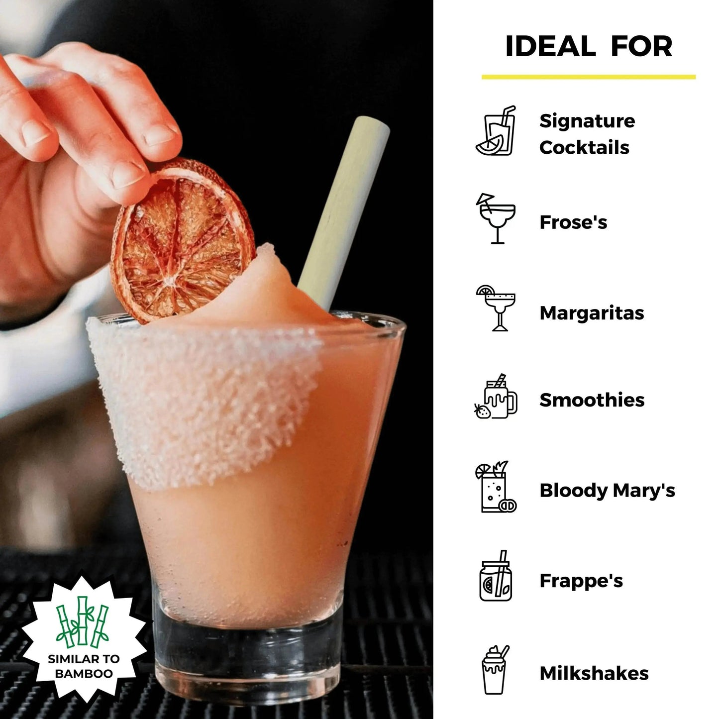 5.5 Jumbo Reed Straws - Blessings Grow Meadows -