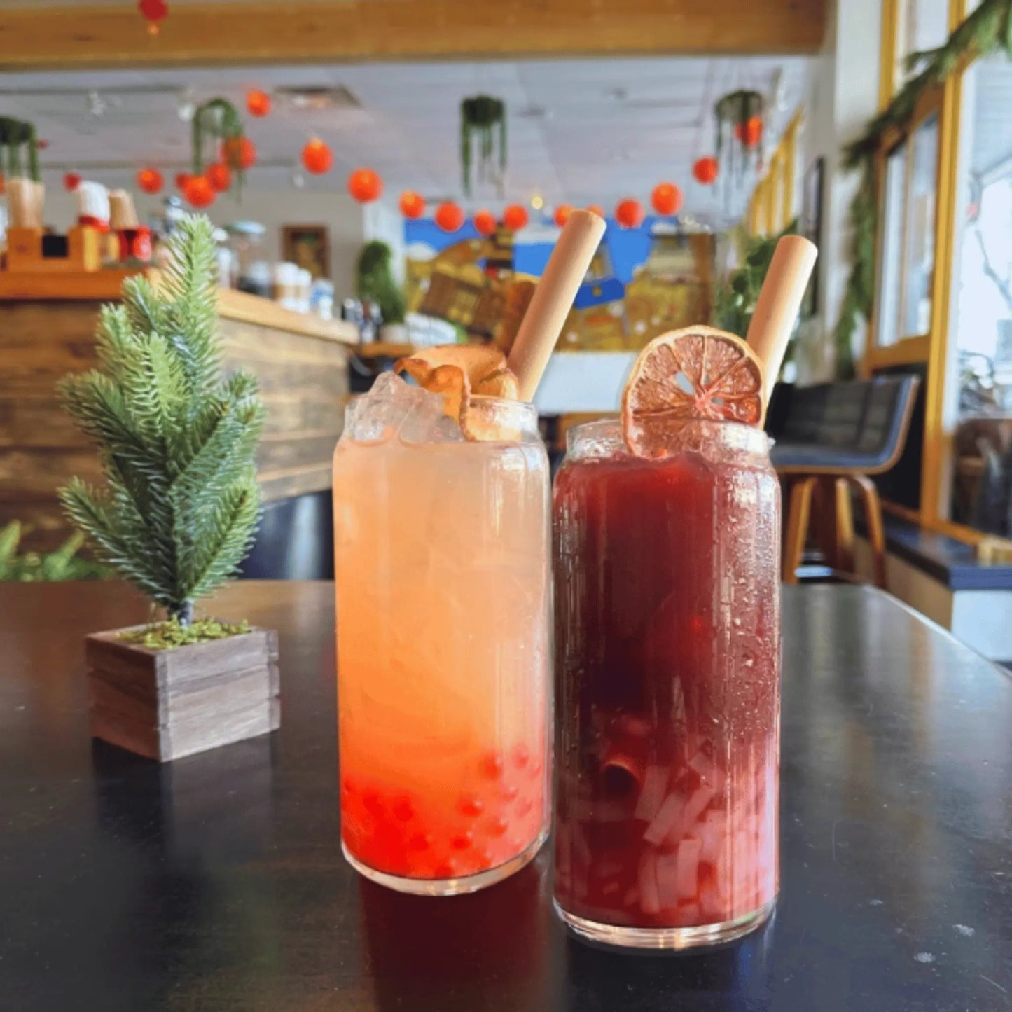 7.9" Wrapped Boba Reed Straws - Blessings Grow Meadows