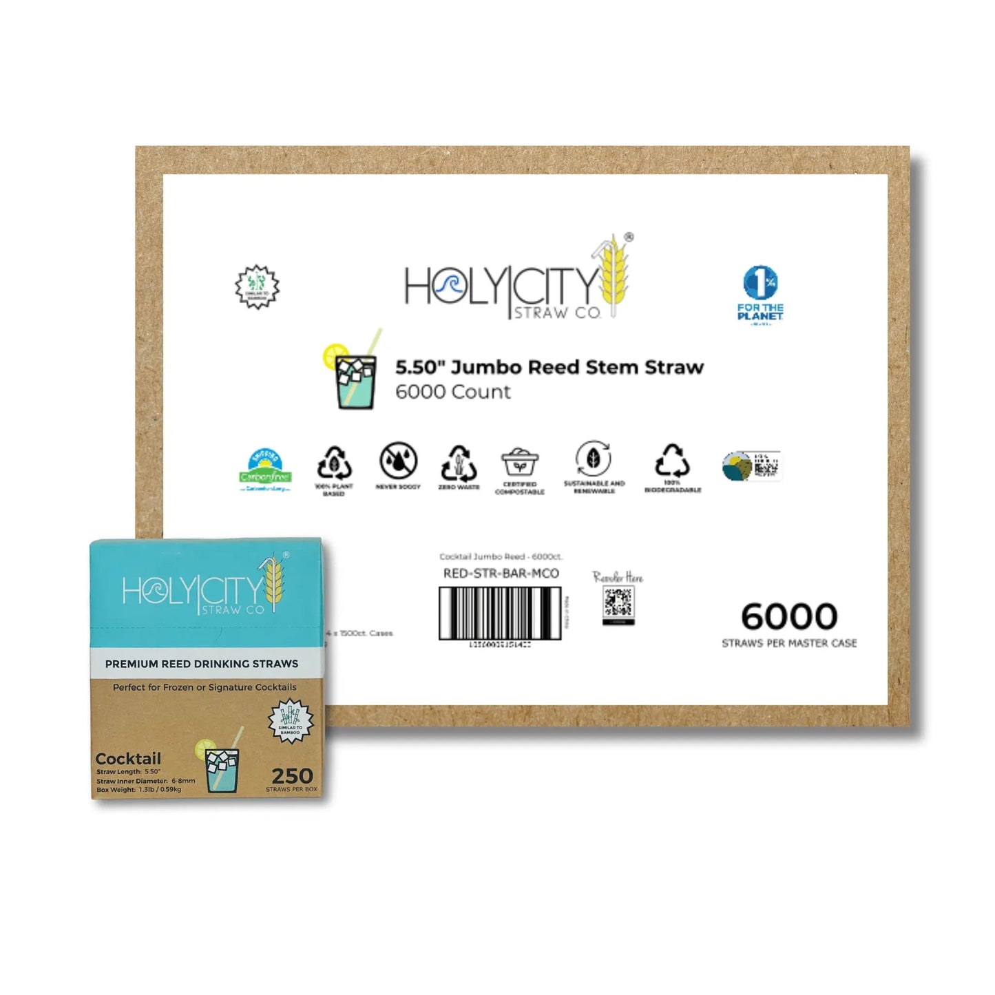 5.5" Jumbo Reed Straws - Blessings Grow Meadows