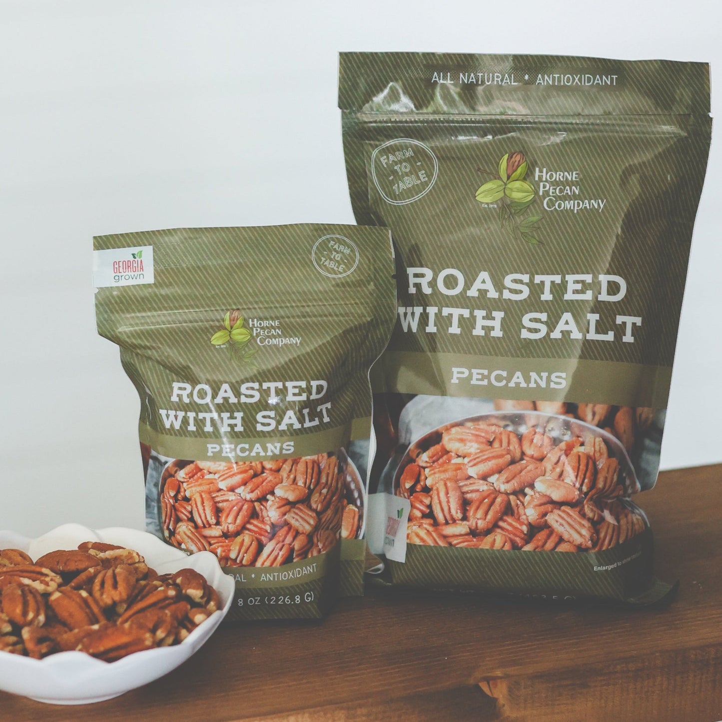 Roasted and Salted Pecans - Blessings Grow Meadows