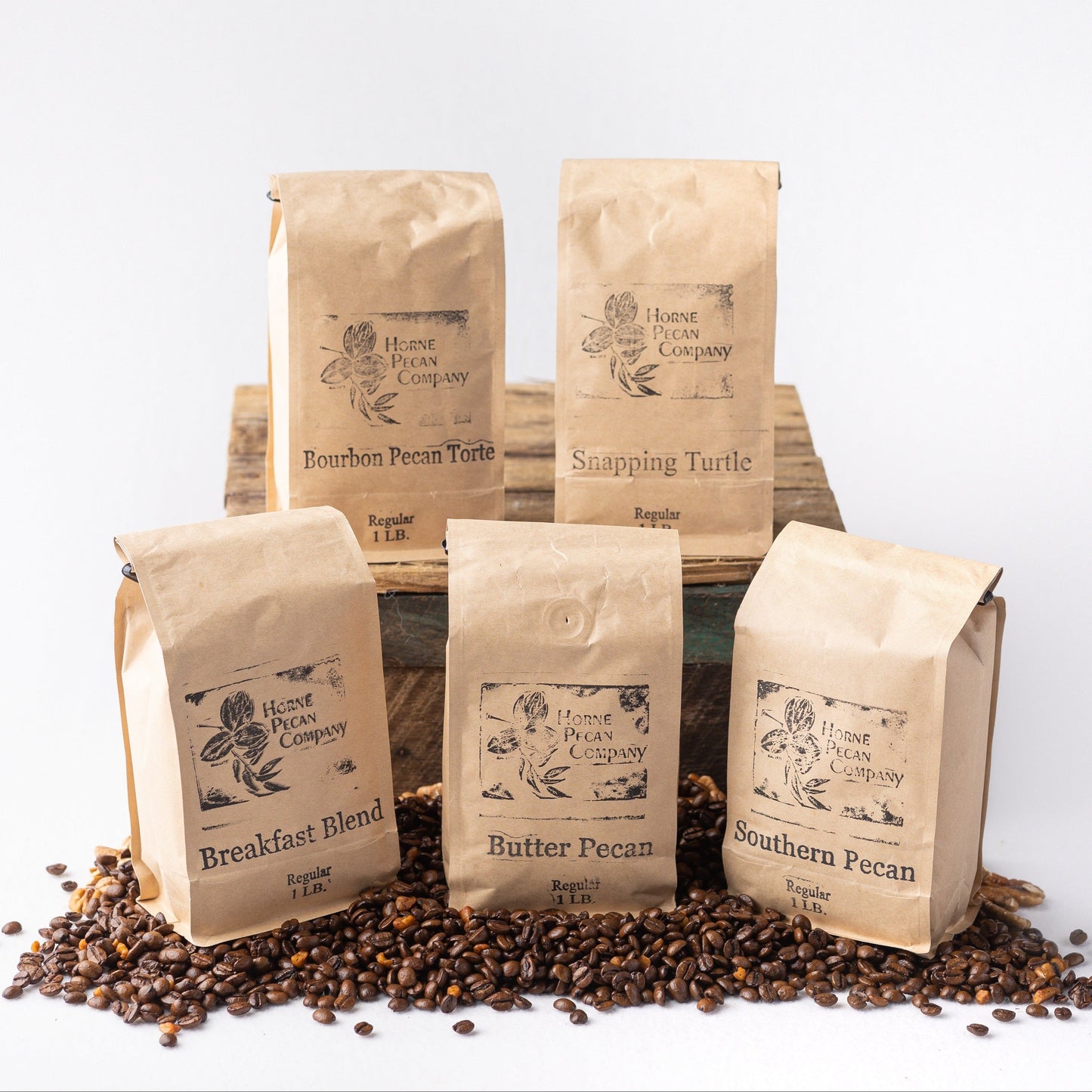 1 lb. Gourmet Pecan Flavored Coffee GROUND - Blessings Grow Meadows