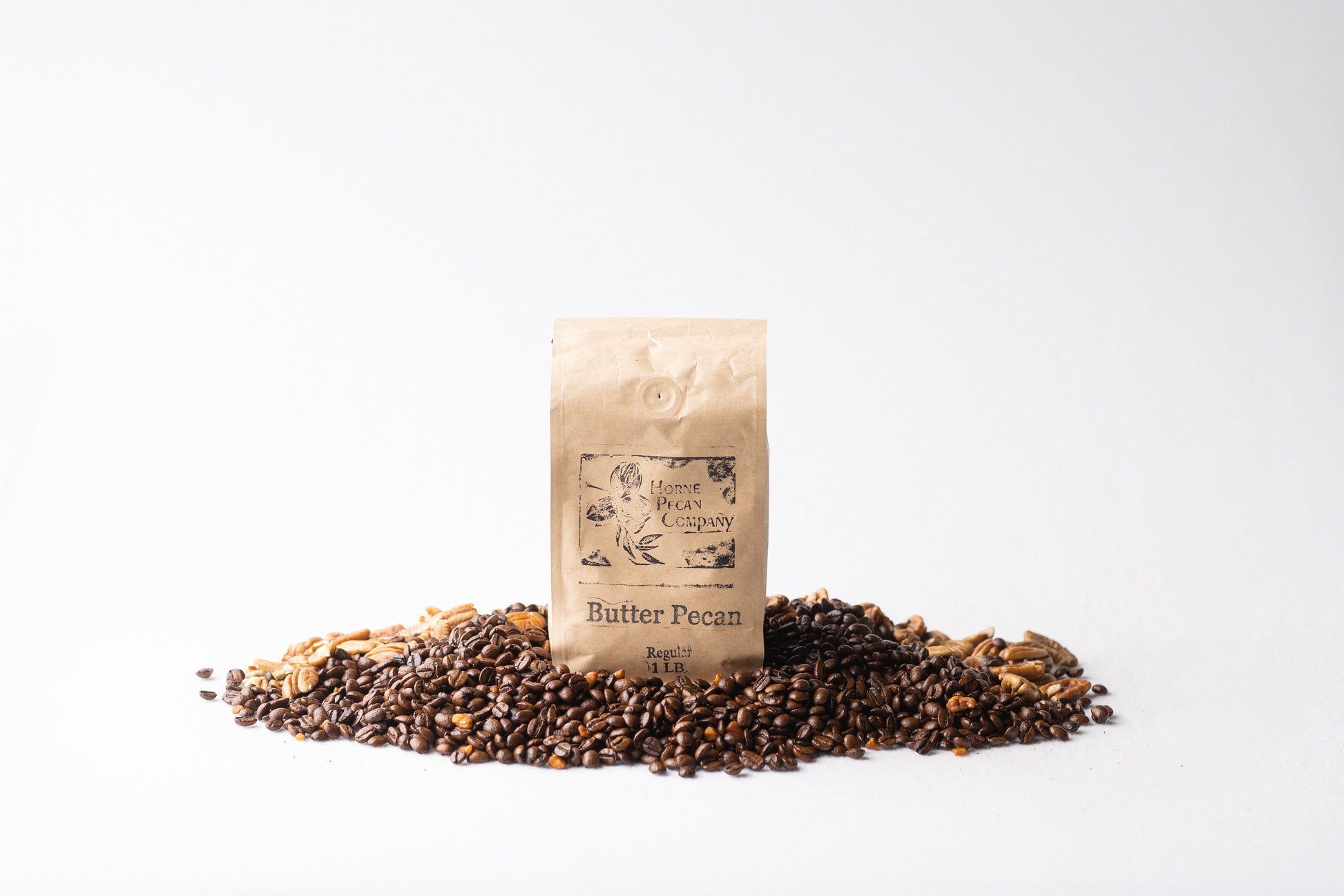 1 lb. Gourmet Pecan Flavored Coffee DECAF - Blessings Grow Meadows