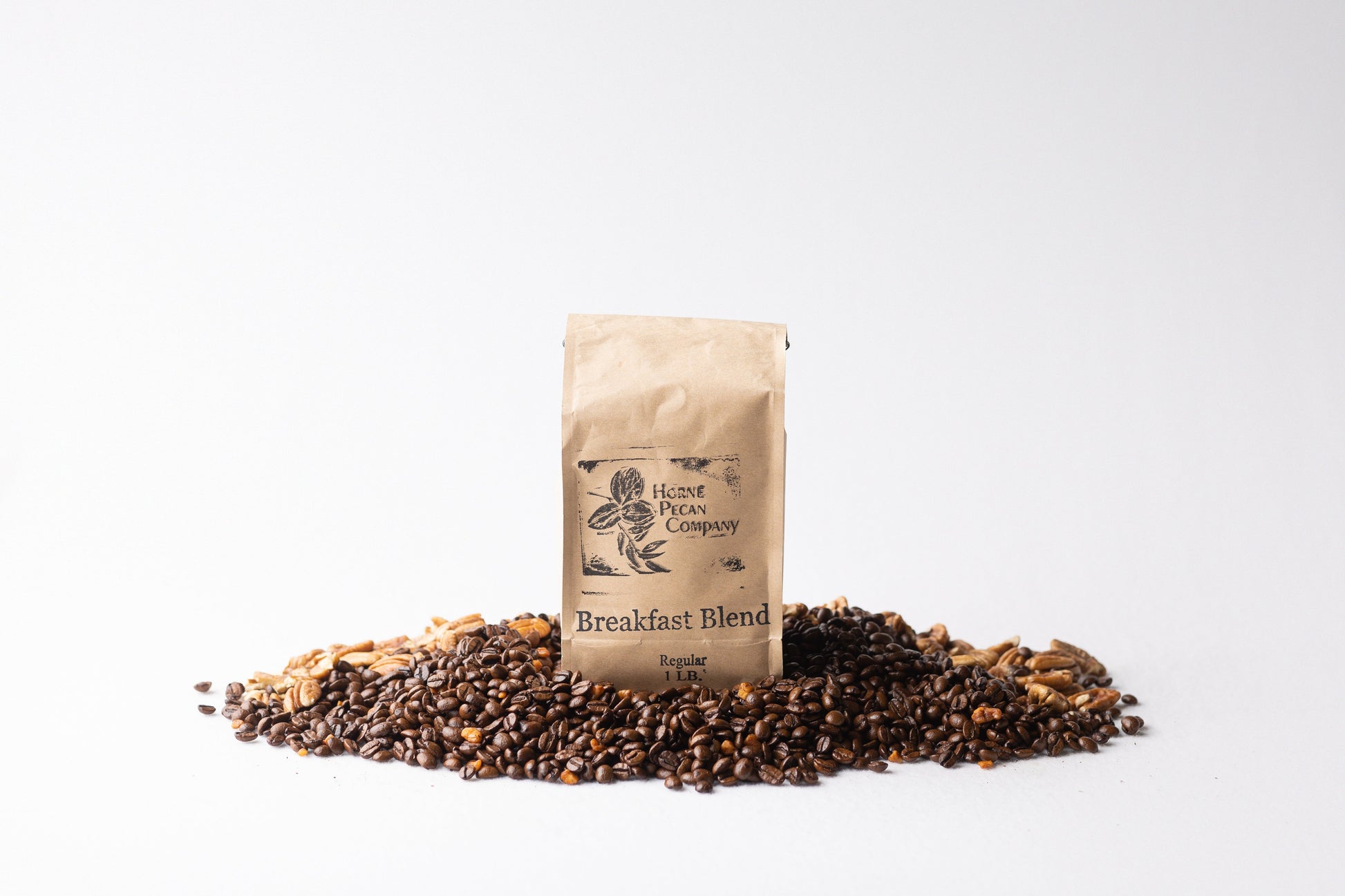 1 lb. Gourmet Pecan Flavored Coffee DECAF - Blessings Grow Meadows