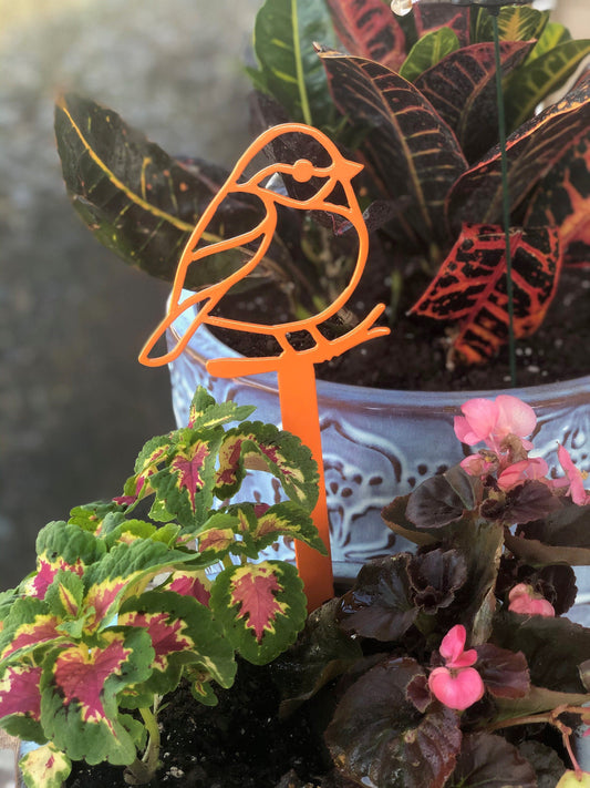 Bird Yard Sign, Handmade Garden and Yard Art - Blessings Grow Meadows