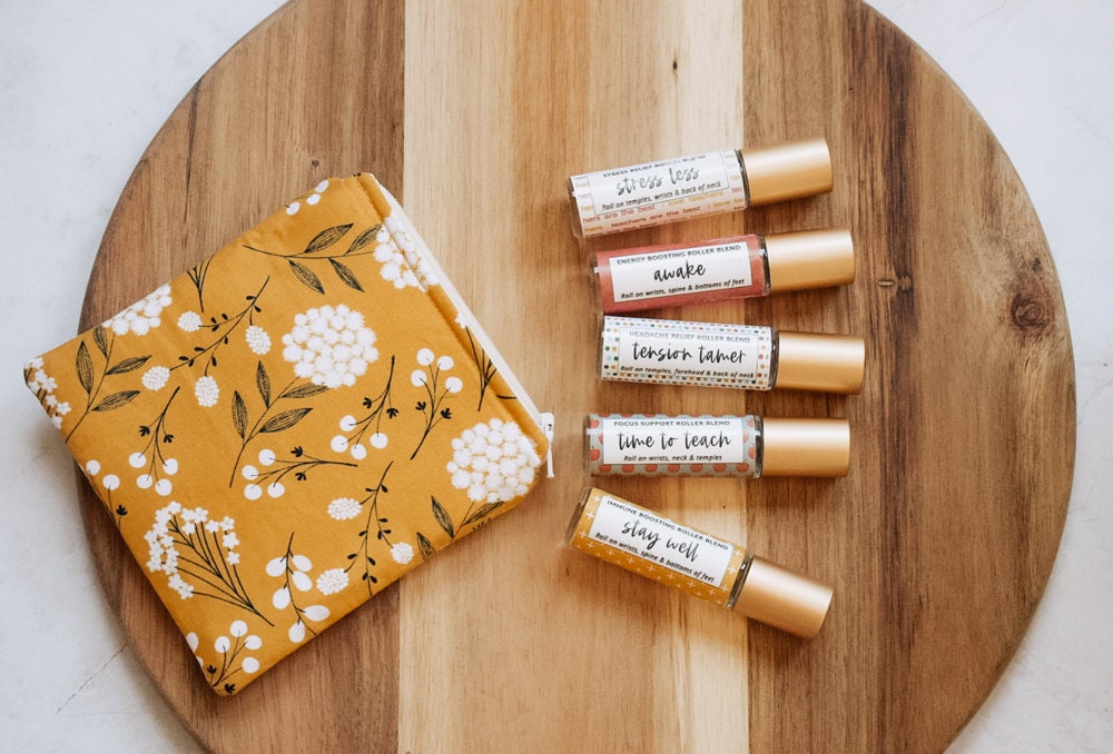 Essential Oil Roller Blends for Everyday Wellness (Makes a Great Teacher Gift) - Blessings Grow Meadows